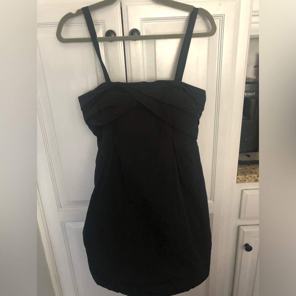 Pinko Mini Structured LBD Silk Dress